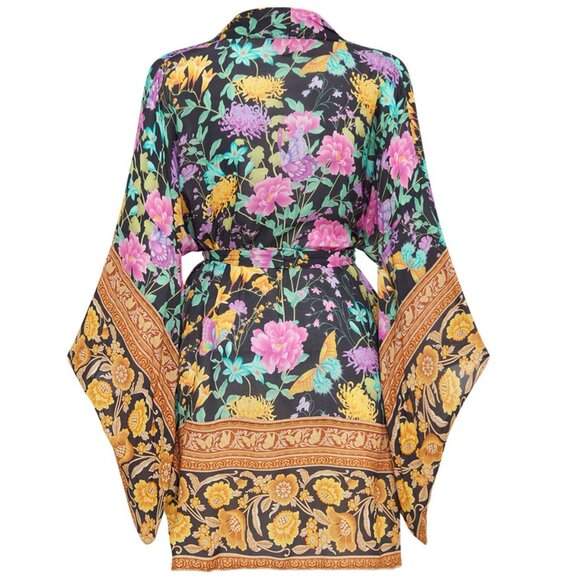 Spell & the Gypsy Collective Butterfly Firefly Short Robe SM b62E - Picture 9 of 12